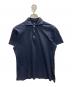 MORGANO（モルガーノ）の古着「Cotton Kanoko Polo Shirt カノコポロシャツ」｜ネイビー
