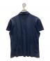 MORGANO (モルガーノ) BEAMS F (ビームスエフ) Cotton Kanoko Polo Shirt カノコポロシャツ ネイビー サイズ:50：6000円