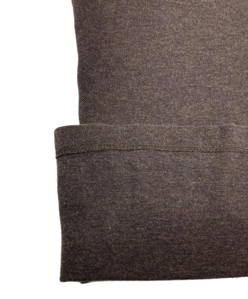 MORGANO（モルガーノ）MORGANO (モルガーノ) BEAMS F (ビームスエフ) Cotton Kanoko Polo Shirt カノコポロシャツ ブラウン サイズ:50の古着・服飾アイテム