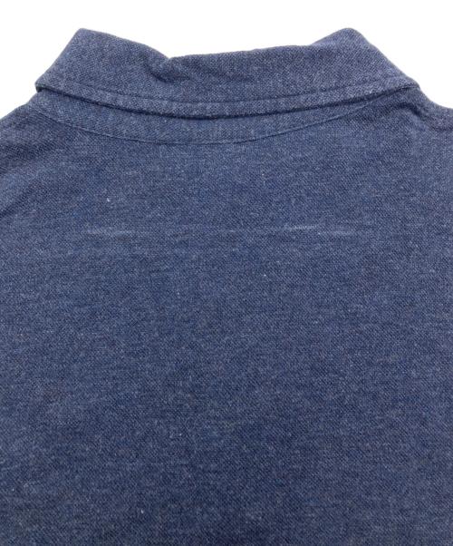 MORGANO（モルガーノ）MORGANO (モルガーノ) BEAMS F (ビームスエフ) Cotton Kanoko Polo Shirt カノコポロシャツ ネイビー サイズ:SIZE 50の古着・服飾アイテム