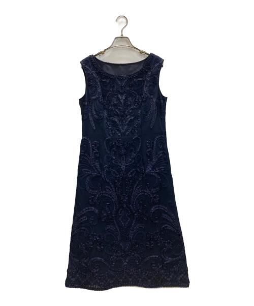 SOIR DOLCE（ソワール ドルチェ）SOIR DOLCE (ソワール ドルチェ) ノースリーブワンピース ネイビー サイズ:SIZE 11ARの古着・服飾アイテム