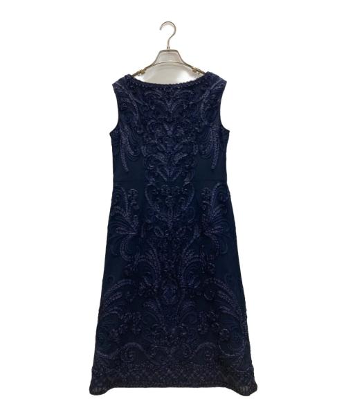 SOIR DOLCE（ソワール ドルチェ）SOIR DOLCE (ソワール ドルチェ) ノースリーブワンピース ネイビー サイズ:SIZE 11ARの古着・服飾アイテム
