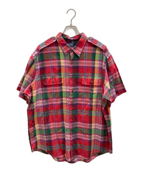 POLO RALPH LAUREN（ポロ・ラルフローレン）POLO RALPH LAUREN (ポロ・ラルフローレン) チェックシャツ レッド サイズ:XXLの古着・服飾アイテム