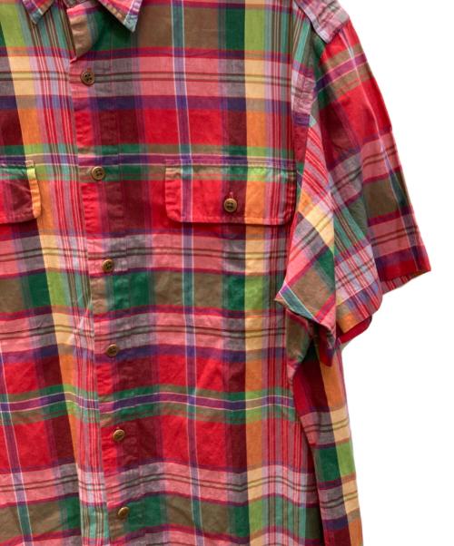 POLO RALPH LAUREN（ポロ・ラルフローレン）POLO RALPH LAUREN (ポロ・ラルフローレン) チェックシャツ レッド サイズ:XXLの古着・服飾アイテム