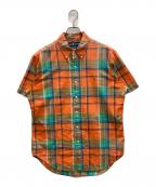 RALPH LAURENラルフローレン）の古着「チェックシャツ」｜オレンジ