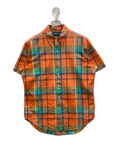 RALPH LAUREN（ラルフローレン）RALPH LAUREN (ラルフローレン) チェックシャツ オレンジ サイズ:Lの古着・服飾アイテム