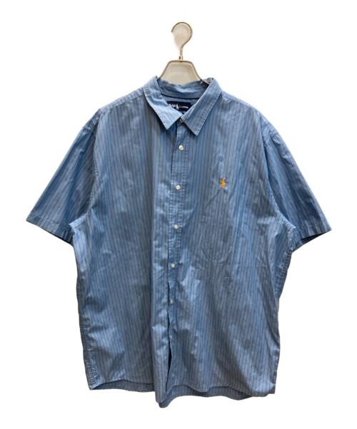 RALPH LAUREN（ラルフローレン）RALPH LAUREN (ラルフローレン) BLAIRE ストライプシャツ ブルー サイズ:XLの古着・服飾アイテム
