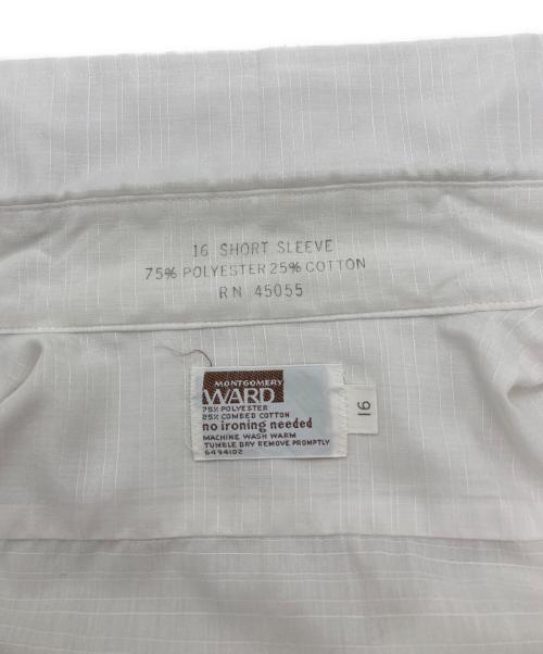 MONTGOMERY WARD（モンゴメリーワード）MONTGOMERY WARD (モンゴメリーワード) レギュラーカラーシャツ ホワイト サイズ:16の古着・服飾アイテム