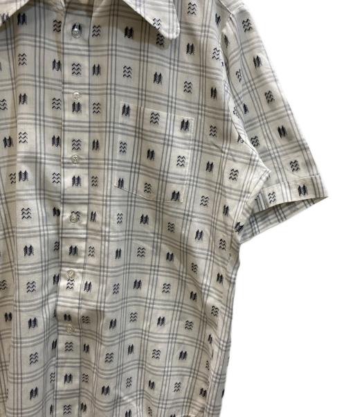 Sears（シアーズ）Sears (シアーズ) 刺繍シャツ ホワイト サイズ:Lの古着・服飾アイテム