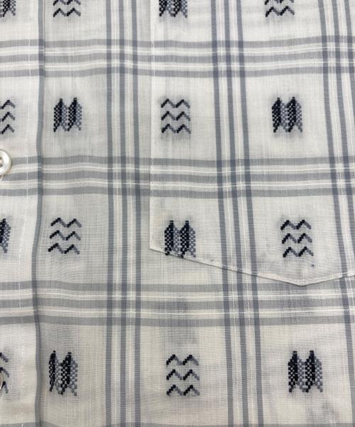 Sears（シアーズ）Sears (シアーズ) 刺繍シャツ ホワイト サイズ:Lの古着・服飾アイテム