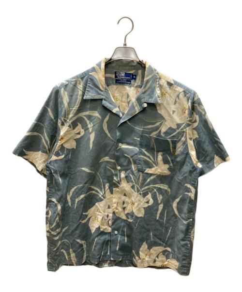 POLO RALPH LAUREN（ポロ・ラルフローレン）POLO RALPH LAUREN (ポロ・ラルフローレン) オープンカラーシャツ ネイビー サイズ:XLの古着・服飾アイテム