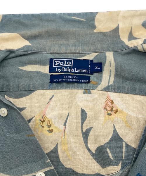 POLO RALPH LAUREN（ポロ・ラルフローレン）POLO RALPH LAUREN (ポロ・ラルフローレン) オープンカラーシャツ ネイビー サイズ:XLの古着・服飾アイテム