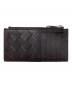 BOTTEGA VENETA (ボッテガベネタ) イントレチャートカードケース ブラウン×ブラック サイズ:下記参照：30000円