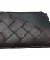 中古・古着 BOTTEGA VENETA (ボッテガベネタ) イントレチャートカードケース ブラウン×ブラック サイズ:下記参照：30000円