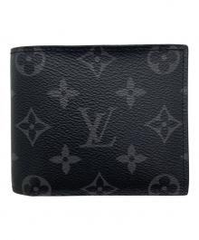 LOUIS VUITTON（ルイ ヴィトン）の古着「ポルトフォイユ・マルコ NM モノグラム」｜ブラック
