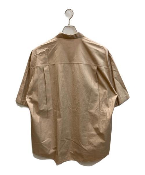 AURALEE（オーラリー）AURALEE (オーラリー) WASHED FINX TWILL BIG HALF SLEEVED SHIRT ベージュ サイズ:5の古着・服飾アイテム