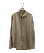 AURALEEオーラリー）の古着「SUPER FINE TROPICAL WOOL SHIRT」｜ベージュ