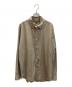 AURALEE（オーラリー）の古着「SUPER FINE TROPICAL WOOL SHIRT」｜ベージュ