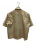 MARKA (マーカ) OPEN COLLAR S/S SHIRT -WOOL SILK FEATHER CLOTH- ベージュ サイズ:3：18000円