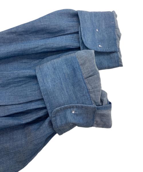 STEVEN ALAN（スティーブンアラン）STEVEN ALAN (スティーブンアラン) シアーデニム レギュラーカラー シャツ LOOSE インディゴ サイズ:XLの古着・服飾アイテム