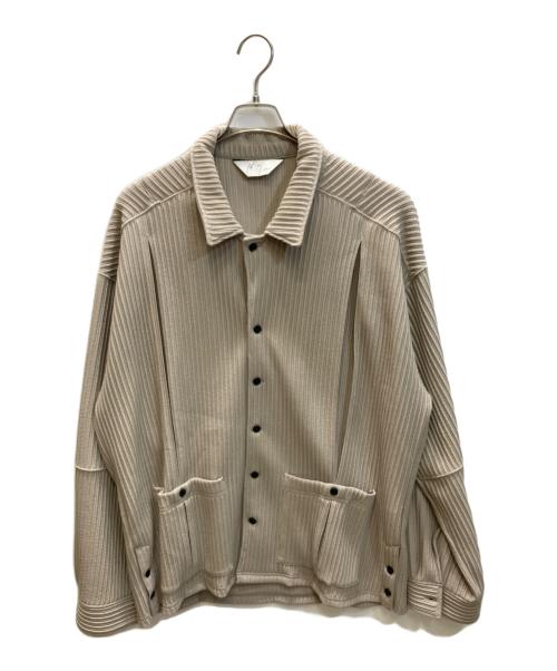 ANCELLM（アンセルム）ANCELLM (アンセルム) WRINKLED STRIPE SHIRT ベージュ サイズ:3の古着・服飾アイテム