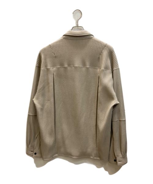 ANCELLM（アンセルム）ANCELLM (アンセルム) WRINKLED STRIPE SHIRT ベージュ サイズ:3の古着・服飾アイテム