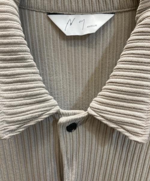 ANCELLM（アンセルム）ANCELLM (アンセルム) WRINKLED STRIPE SHIRT ベージュ サイズ:3の古着・服飾アイテム