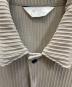 中古・古着 ANCELLM (アンセルム) WRINKLED STRIPE SHIRT ベージュ サイズ:3：23000円