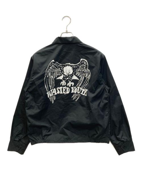 WASTED YOUTH（ウェイステッドユース）WASTED YOUTH (ウェイステッドユース) DRIZZLER JACKET ブラック サイズ:Mの古着・服飾アイテム