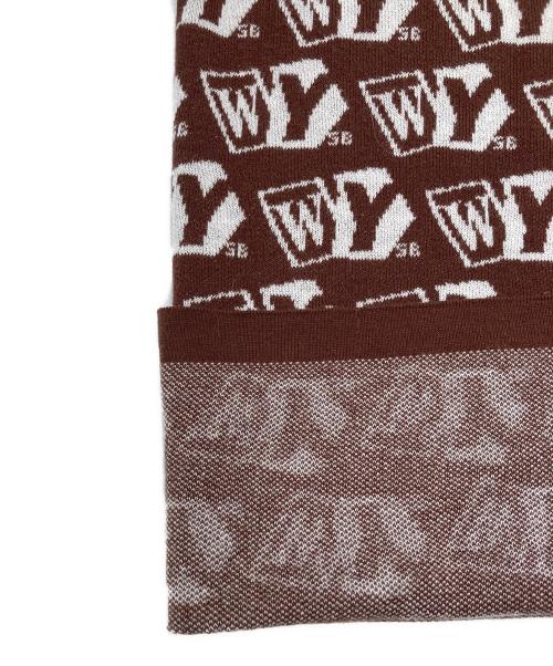 WASTED YOUTH（ウェイステッドユース）WASTED YOUTH (ウェイステッドユース) ニットポロシャツ ブラウン サイズ:Mの古着・服飾アイテム