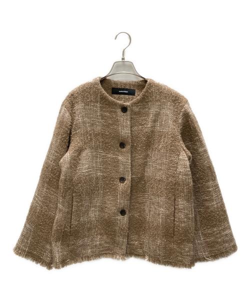 JOURNAL STANDARD（ジャーナルスタンダード）JOURNAL STANDARD (ジャーナルスタンダード) ループヤーンブルゾン ブラウン サイズ:下記参照の古着・服飾アイテム