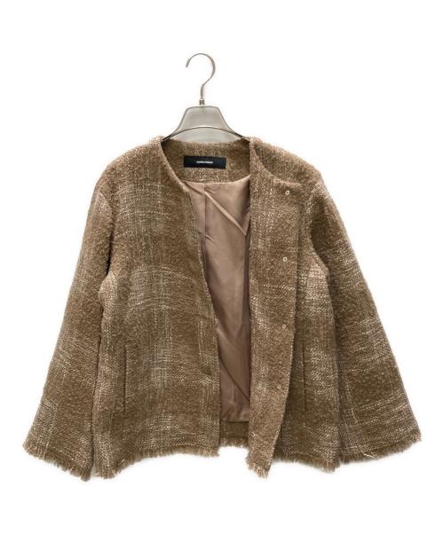 JOURNAL STANDARD（ジャーナルスタンダード）JOURNAL STANDARD (ジャーナルスタンダード) ループヤーンブルゾン ブラウン サイズ:下記参照の古着・服飾アイテム