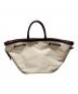 TOUT Y EST（トゥティエ）の古着「SAC COQUILLE SMALL / コキースモールバッグ」｜アイボリー×ブラウン