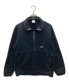 Patagonia（パタゴニア）の古着「マースピアル シンチラ ハーフジップ フリースプルオーバー」｜ブラック