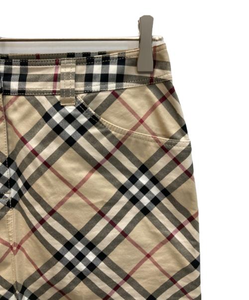 BURBERRY LONDON（バーバリーロンドン）BURBERRY LONDON (バーバリーロンドン) ノヴァチェック タイトスカート ベージュ サイズ:38の古着・服飾アイテム