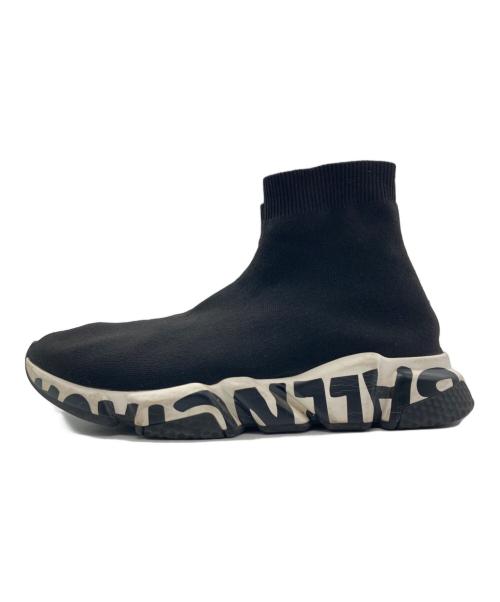 BALENCIAGA（バレンシアガ）BALENCIAGA (バレンシアガ) SPEED GRAFFITI スニーカー ブラック サイズ:27.5㎝の古着・服飾アイテム