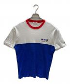 I.S.アイエス）の古着「Mobil 1 RACING Tシャツ」｜ホワイト×ブルー