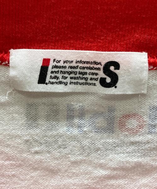 I.S.（アイエス）I.S. (アイエス) Mobil 1 RACING Tシャツ ホワイト×ブルー サイズ:サイズ　Lの古着・服飾アイテム