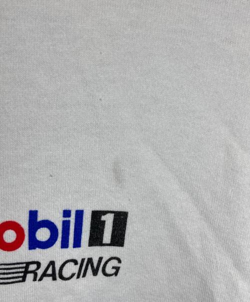 I.S.（アイエス）I.S. (アイエス) Mobil 1 RACING Tシャツ ホワイト×ブルー サイズ:サイズ　Lの古着・服飾アイテム