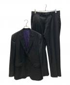 Paul Smith London×LORO PIANAポールスミスロンドン×ロロピアーナ）の古着「Super 130's Wool セットアップスーツ」｜ブラック