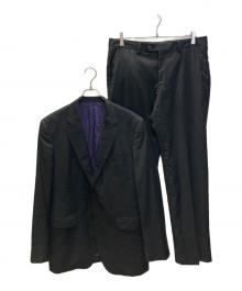 Paul Smith London×LORO PIANA（ポールスミスロンドン×ロロピアーナ）の古着「Super 130's Wool セットアップスーツ」｜ブラック