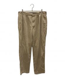 POLO RALPH LAUREN（ポロ・ラルフローレン）の古着「ANDREW 2タックコーデュロイパンツ」｜ベージュ