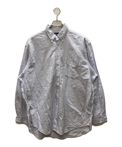 RALPH LAUREN（ラルフローレン）RALPH LAUREN (ラルフローレン) The Big Oxford オックスフォードシャツ パープル サイズ:SIZE Lの古着・服飾アイテム