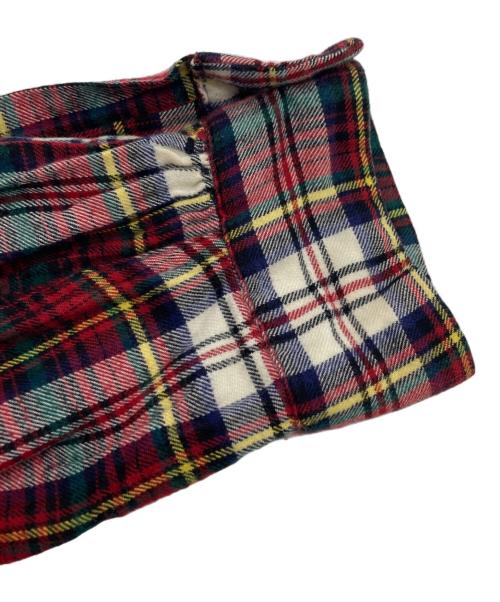 POLO RALPH LAUREN（ポロ・ラルフローレン）POLO RALPH LAUREN (ポロ・ラルフローレン) オープンカラーチェックネルシャツ レッド サイズ:SIZE Mの古着・服飾アイテム