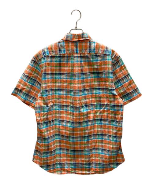 RALPH LAUREN（ラルフローレン）RALPH LAUREN (ラルフローレン) チェックシャツ オレンジ サイズ:XLの古着・服飾アイテム