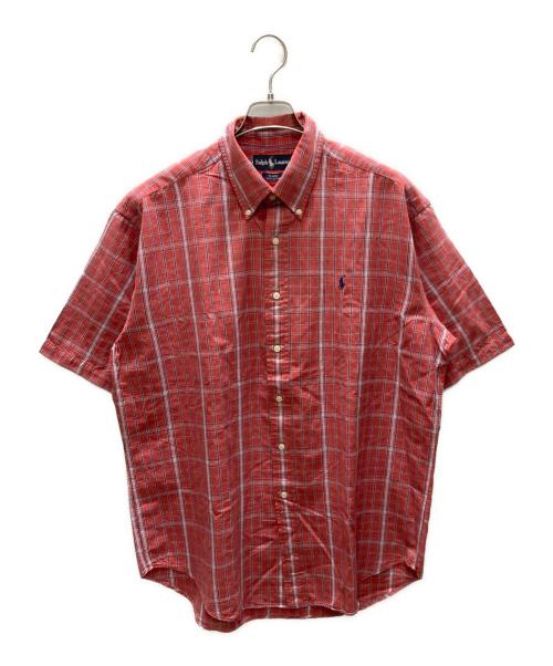 POLO RALPH LAUREN（ポロ・ラルフローレン）POLO RALPH LAUREN (ポロ・ラルフローレン) チェックシャツ レッド サイズ:Lの古着・服飾アイテム