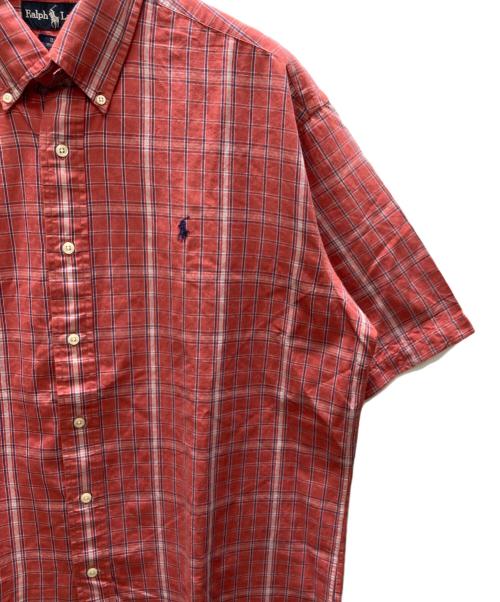 POLO RALPH LAUREN（ポロ・ラルフローレン）POLO RALPH LAUREN (ポロ・ラルフローレン) チェックシャツ レッド サイズ:Lの古着・服飾アイテム