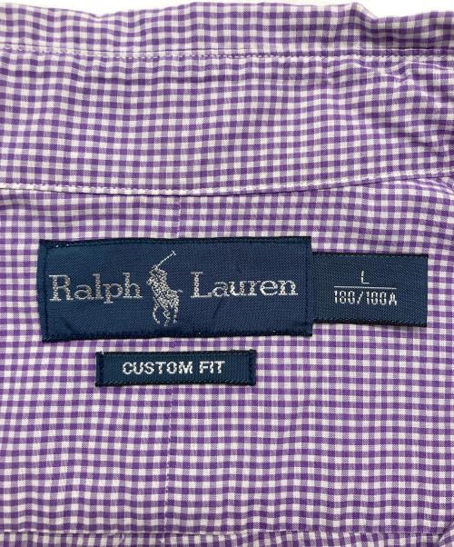RALPH LAUREN（ラルフローレン）RALPH LAUREN (ラルフローレン) チェックシャツ パープル サイズ:Lの古着・服飾アイテム