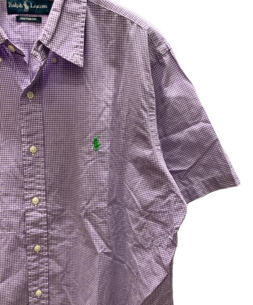 RALPH LAUREN（ラルフローレン）RALPH LAUREN (ラルフローレン) チェックシャツ パープル サイズ:Lの古着・服飾アイテム