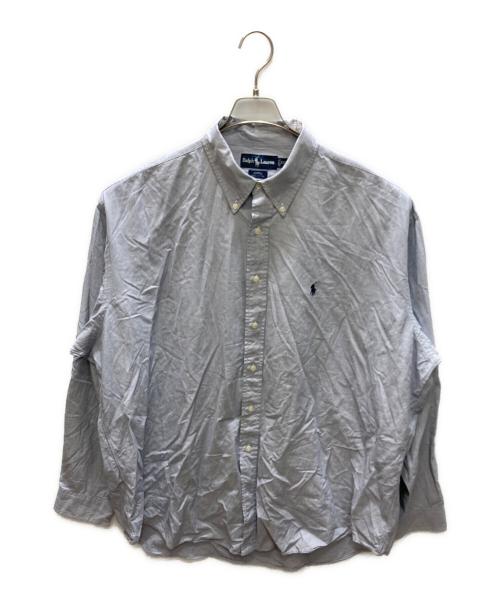 RALPH LAUREN（ラルフローレン）RALPH LAUREN (ラルフローレン) チェックシャツ ホワイト×ブラック サイズ:SIZE XXLの古着・服飾アイテム